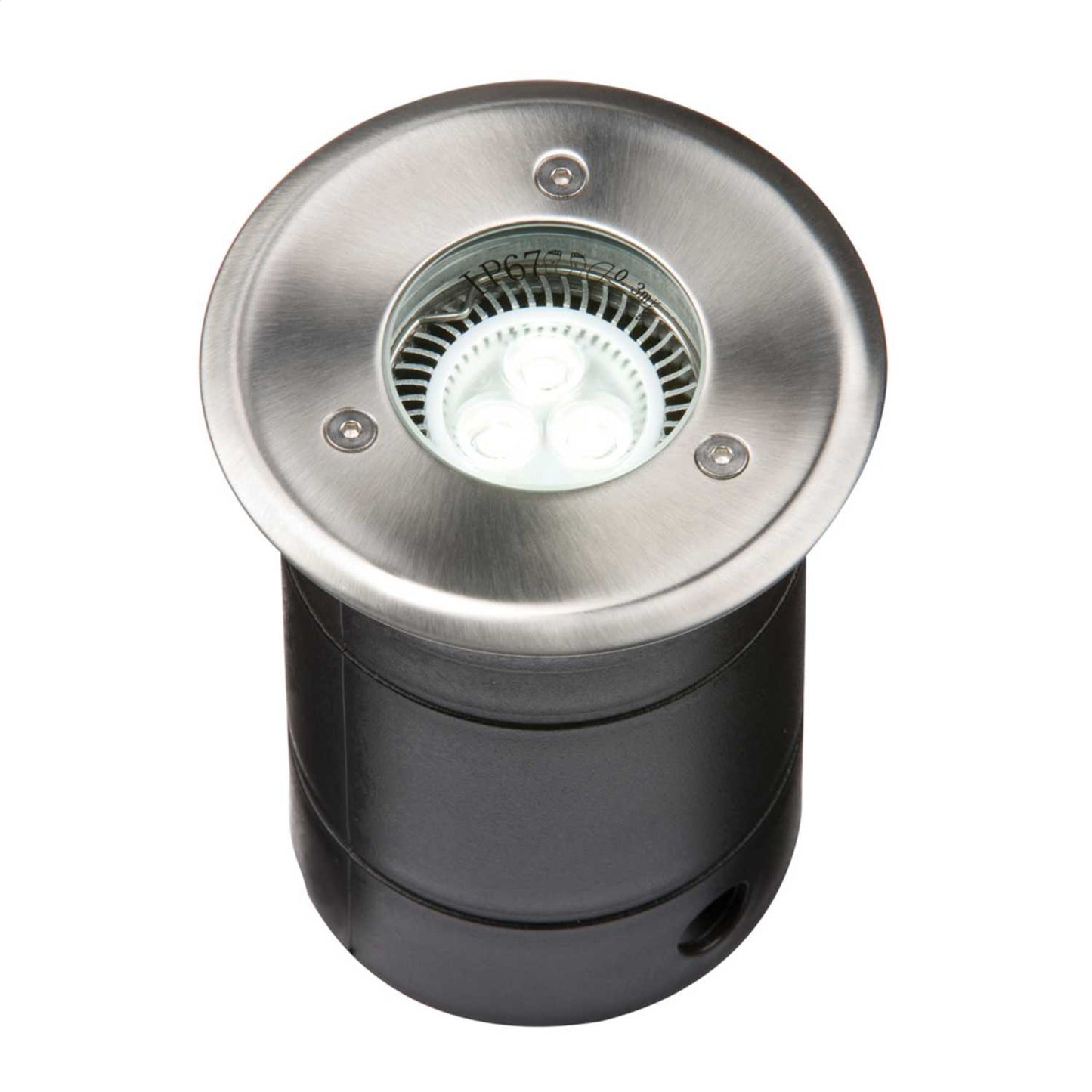 Knightsbridge Wguled GU10 Drive / Walk Over Stainless Steel Ground Light