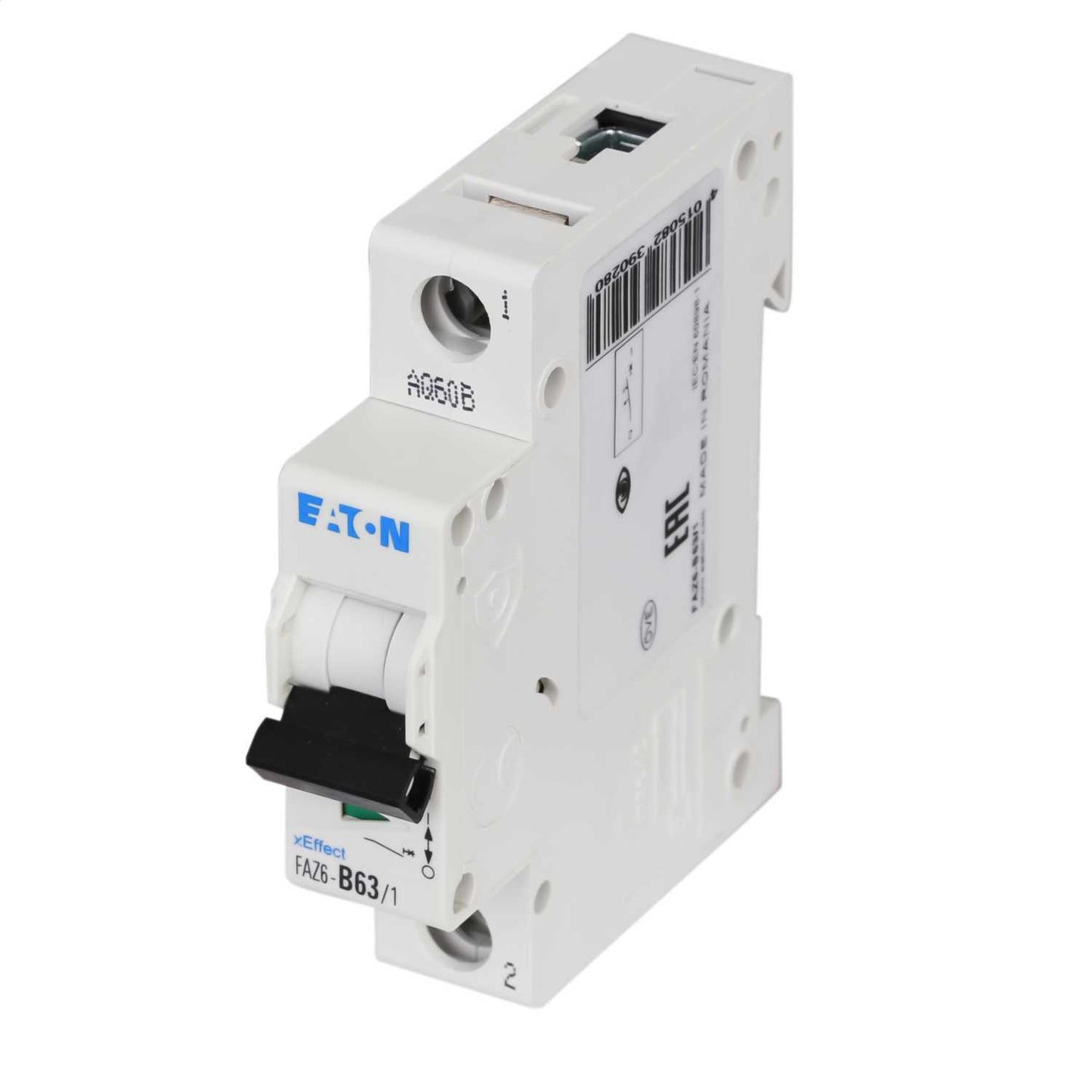 Moeller FAZ6-B63/1 63A Single Pole 6kA B Curve MCB