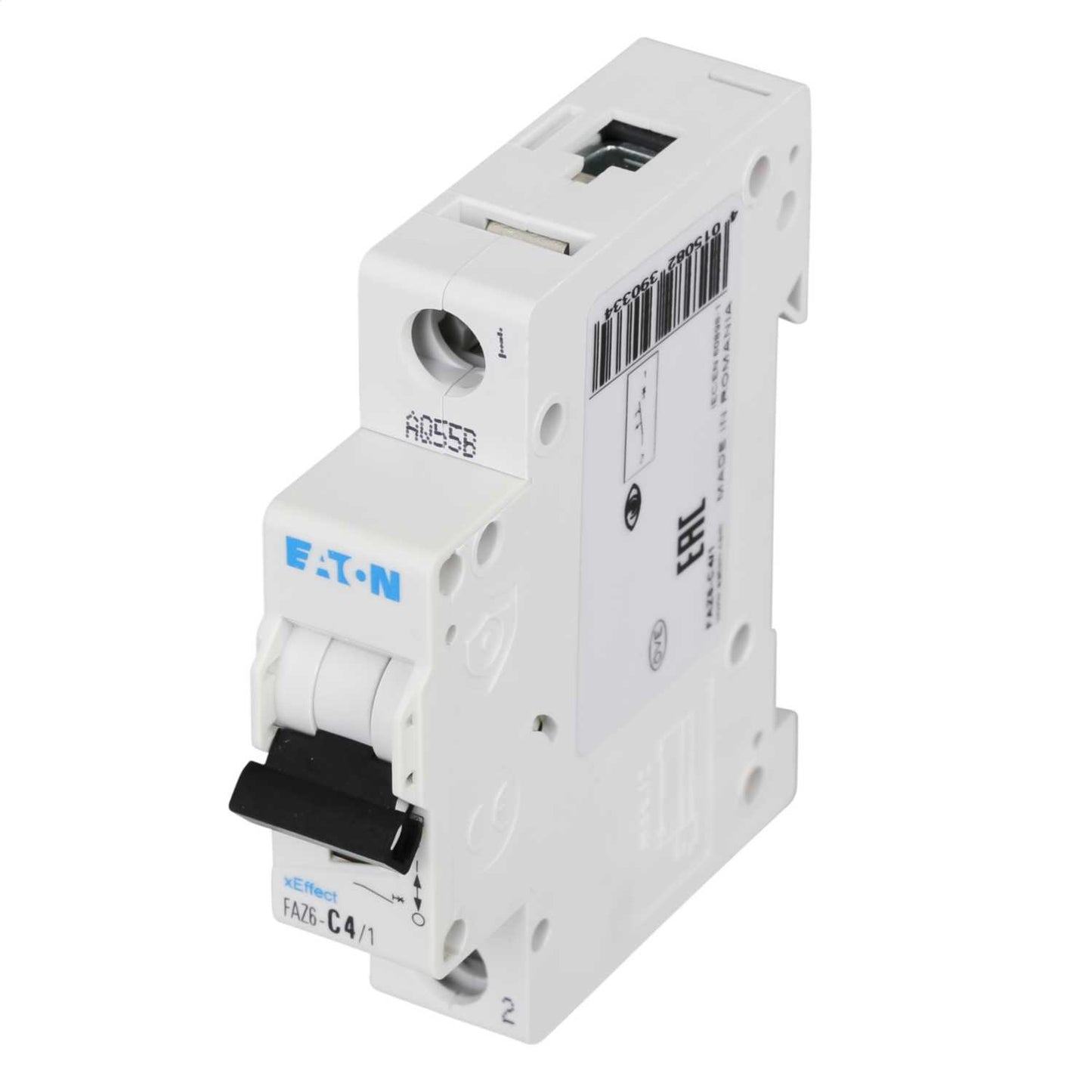 Moeller FAZ6-C4/1 4A Single Pole 6kA C Curve MCB