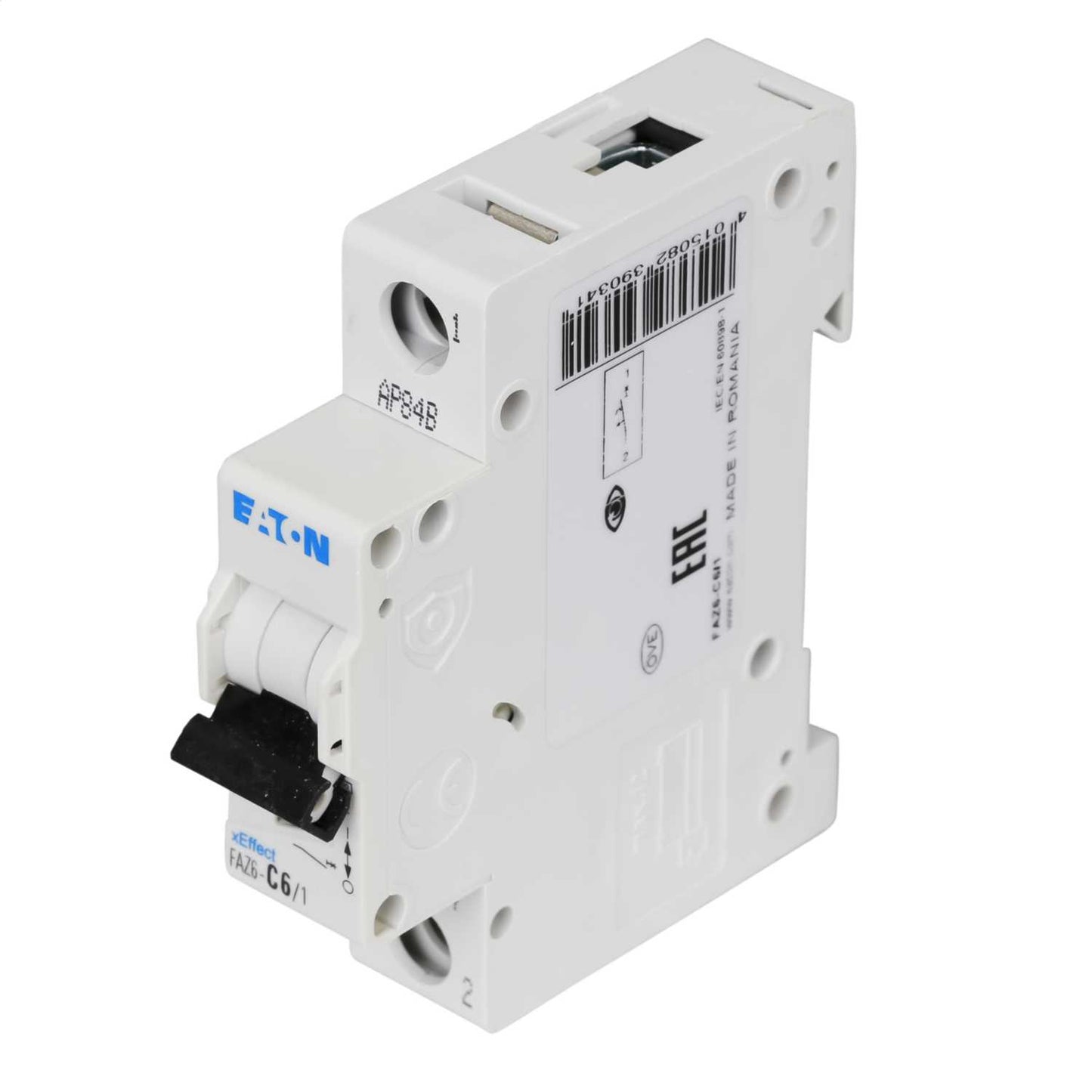 Moeller FAZ6-C6/1 6A Single Pole 6kA C Curve MCB
