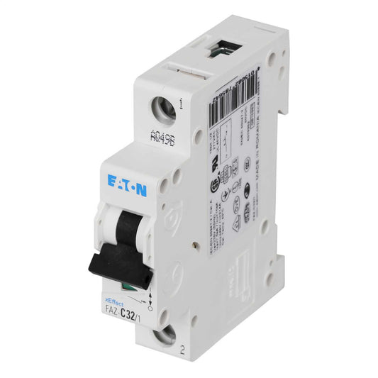 Moeller FAZ-C32/1 32A Single Pole 15kA C Curve MCB