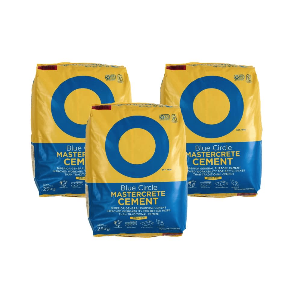 Blue Circle Mastercrete Grey Cement 25kg (Plastic Bag) - Pallet of 60