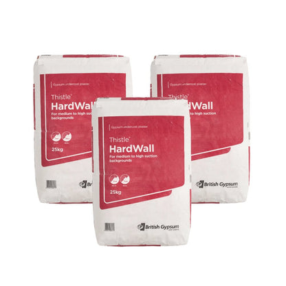 British Gypsum Thistle Hardwall Plaster 25kg - Pallet of 45