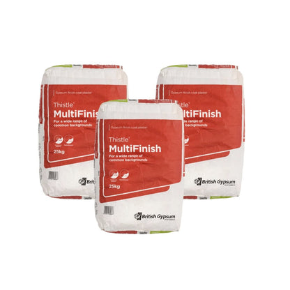 British Gypsum Thistle Multi Finish Plaster 25kg - Pallet of 56