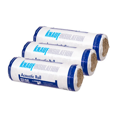 75mm Knauf Acoustic (APR) Insulation Roll - Pallet of 24 Rolls (417.6m2/Pallet)