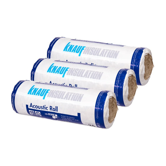 75mm Knauf Acoustic (APR) Insulation Roll - Pallet of 24 Rolls (417.6m2/Pallet)