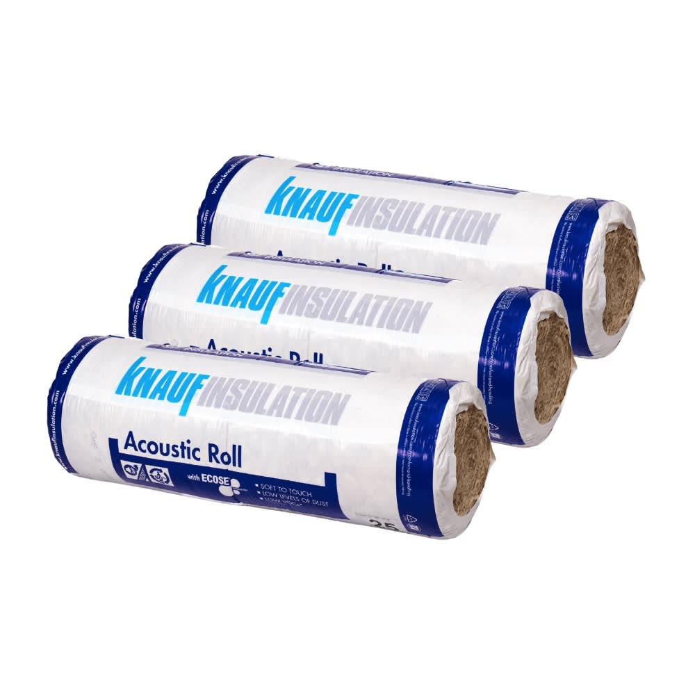 50mm Knauf Acoustic (APR) Insulation Roll - Pallet of 24 Rolls (388.8m2/Pallet)