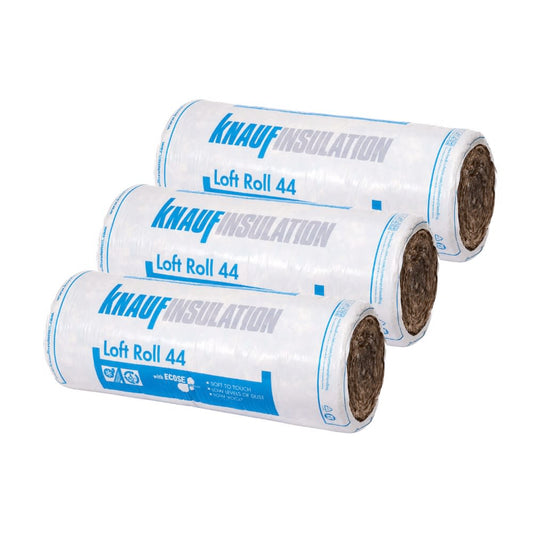 150mm Knauf Loft Roll 44 Insulation Combi-Cut - Pallet of 24 Rolls (220.25m2/Pallet)