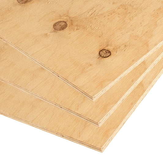 12mm Softwood Shuttering Plywood C+/C 2440mm x 1220mm (8' x 4') - Pack of 75