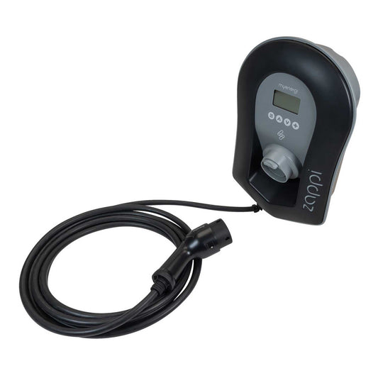 Myenergi Zappi V2.1 7kW EV Charging Station with 32A Type 2 Tethered Lead Black