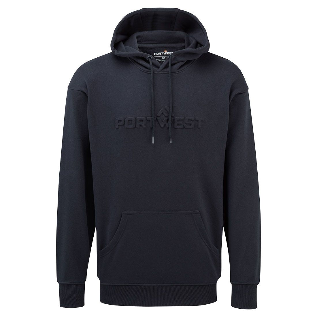 Portwest Embossed Hoodie, 4XL, R, Navy