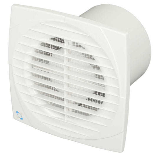 National Ventilation D100T 100mm 4" Axial Flow Fan with Timer