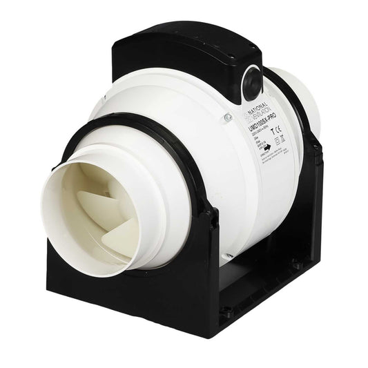 National Ventilation 100mm 4" In-Duct Mixed Flow Fan