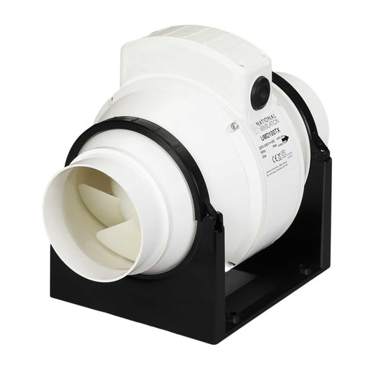 National Ventilation Monsoon 100mm 4" In-Duct Mixed Flow Fan with Timer
