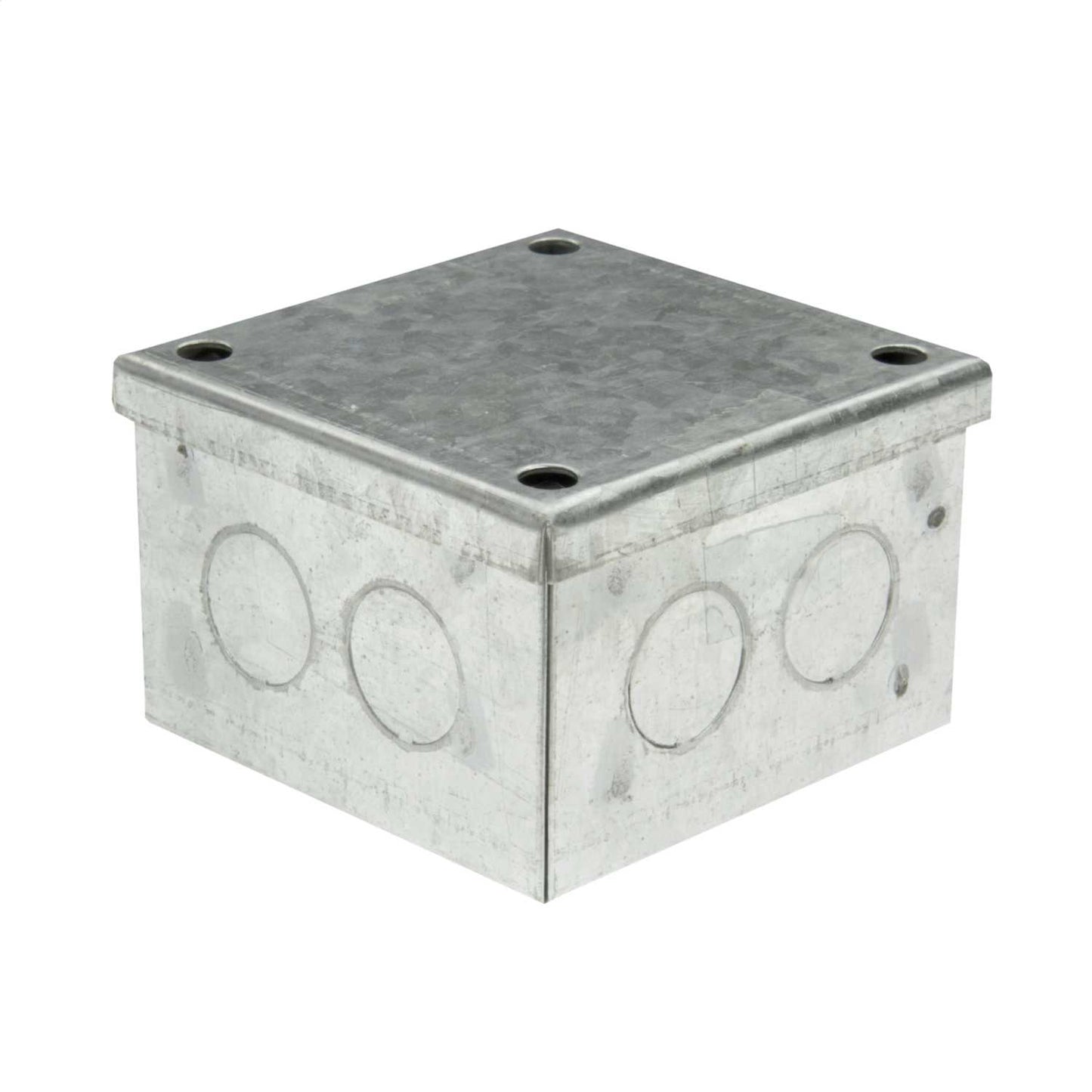 Niglon 75mm x 75mm x 50mm Galvanised Adaptable Box with Knockouts