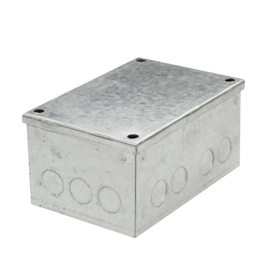 Niglon 150mm x 100mm x 75mm Galvanised Adaptable Box with Knockouts