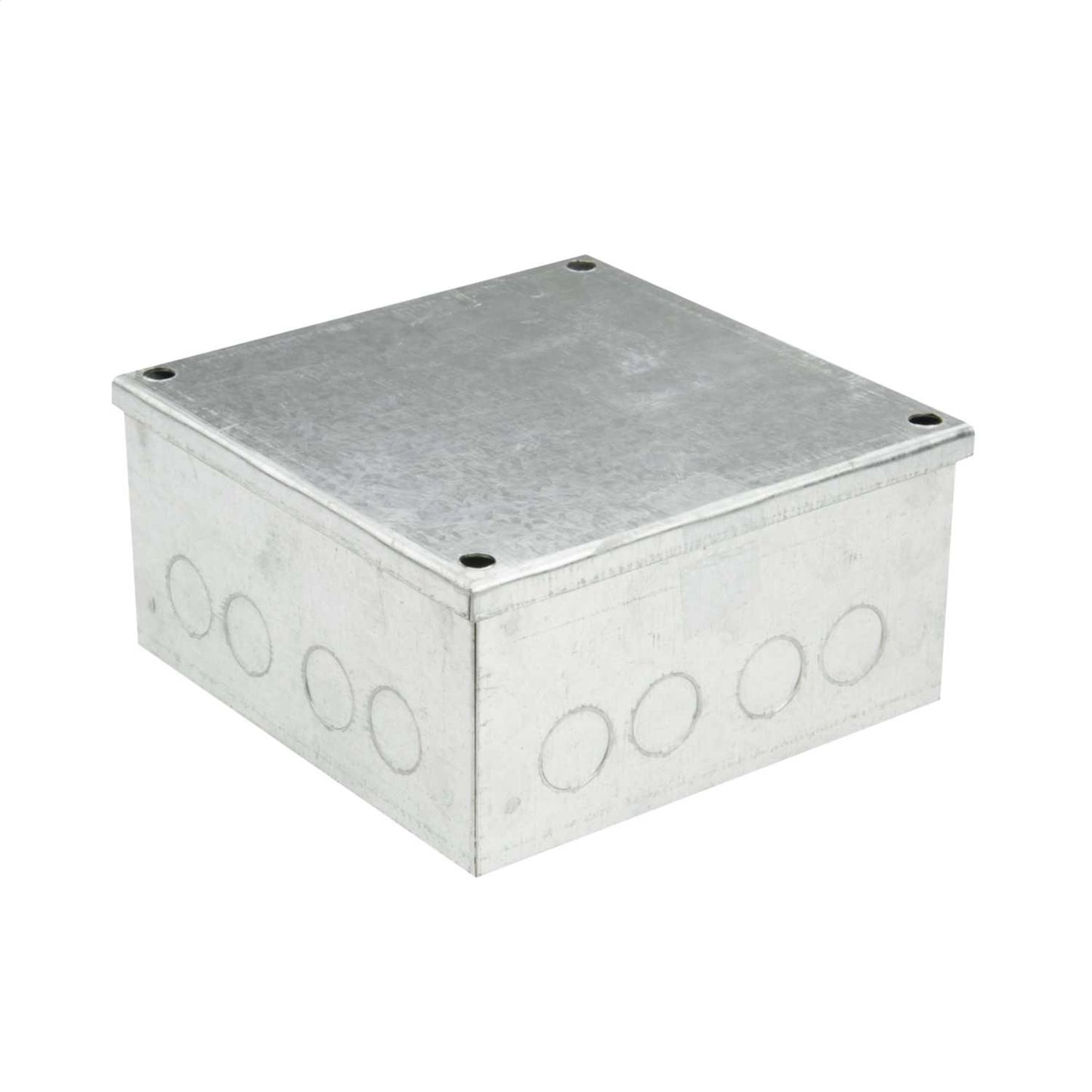 Niglon 150mm x 150mm x 75mm Galvanised Adaptable Box with Knockouts