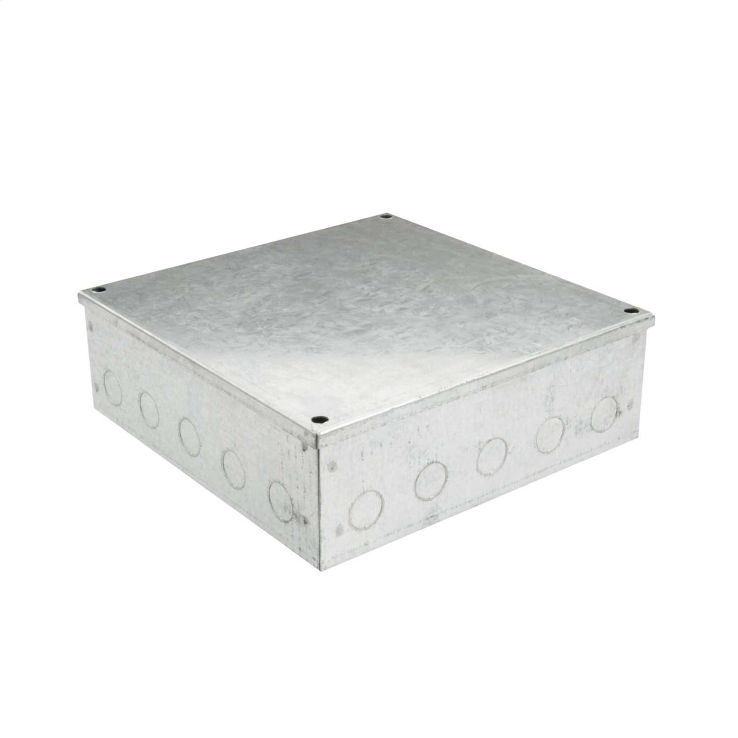 Niglon 225mm x 225mm x 75mm Galvanised Adaptable Box with Knockouts