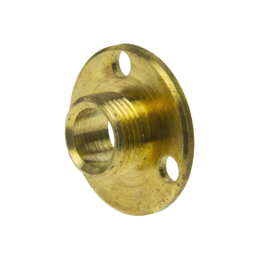 ½" Screwed Back Plate Brass (Sold in 1's)