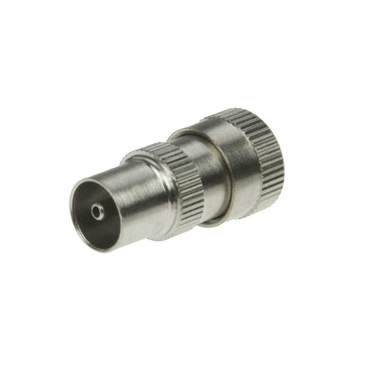 Coaxial Male Plug Aluminium (Sold in 1's)