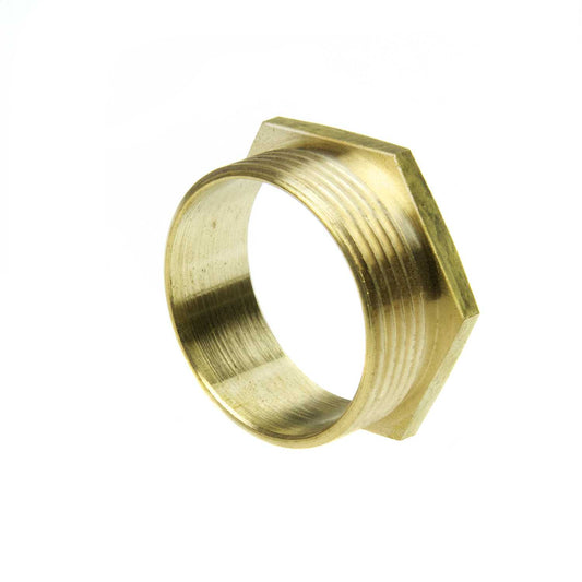 1½" (38mm) Short Male Bush Brass (Sold in 1's)