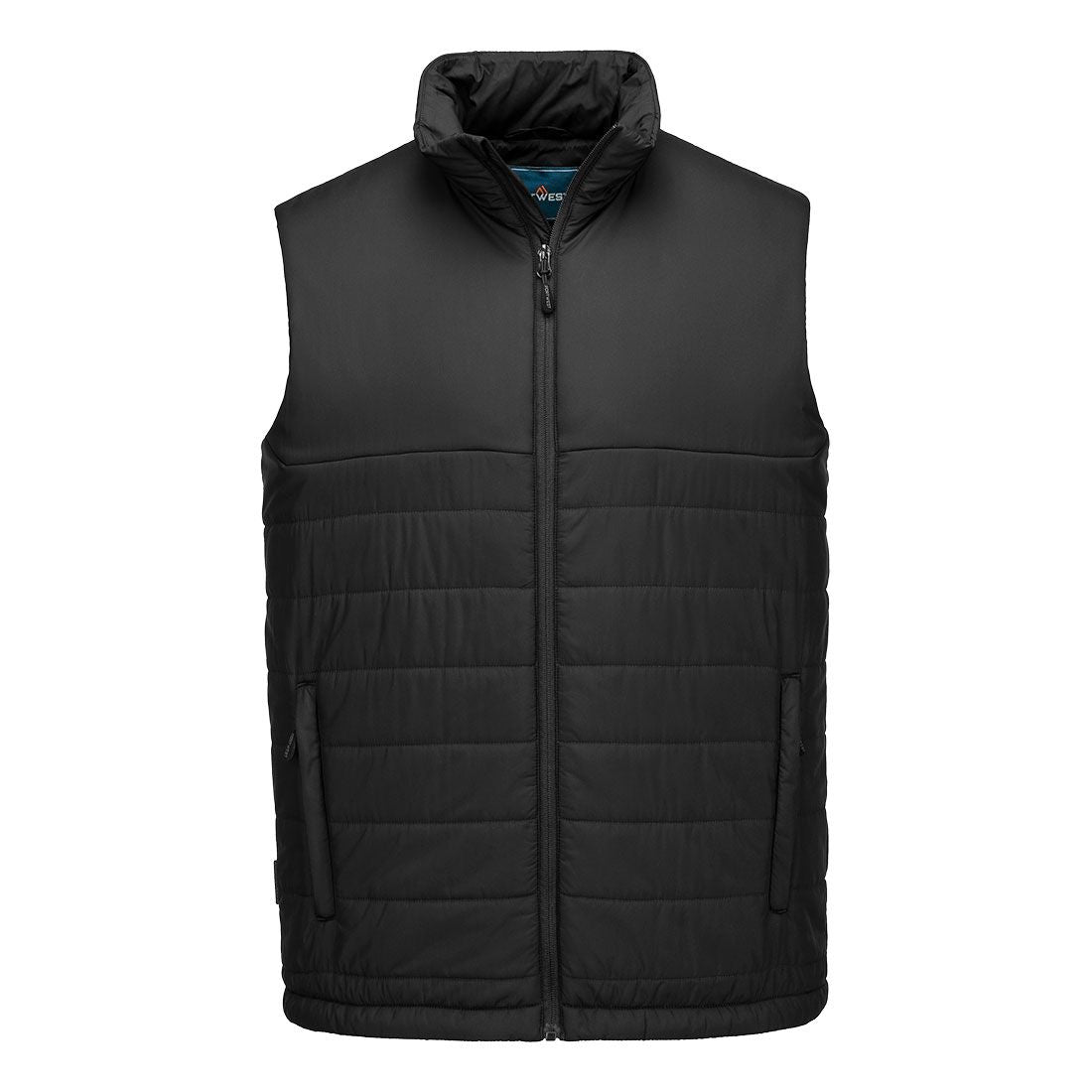  Professional Insulated Baffle Gilet, L, R, Black