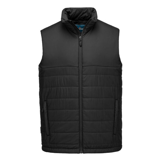  Professional Insulated Baffle Gilet, L, R, Black