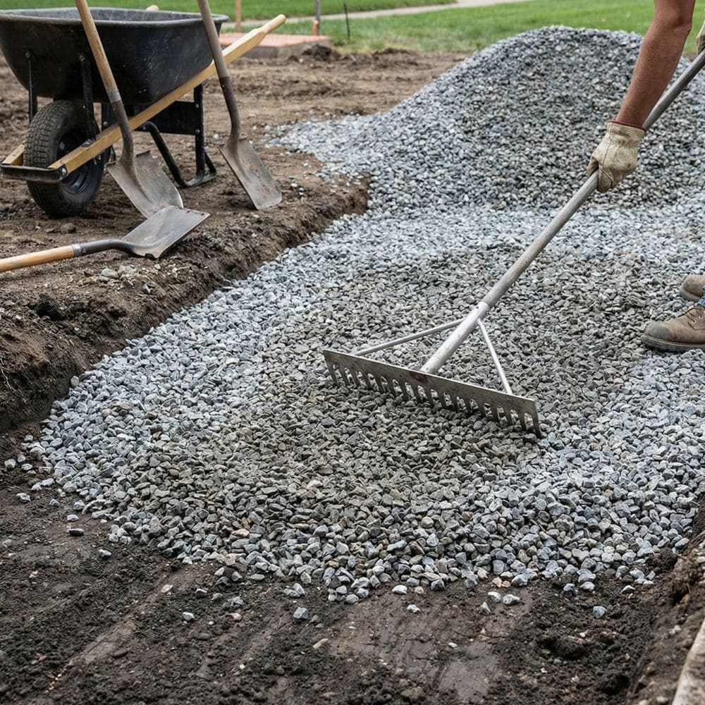 20mm Non Decorative Pea Shingle/Gravel Loose Load Tonne