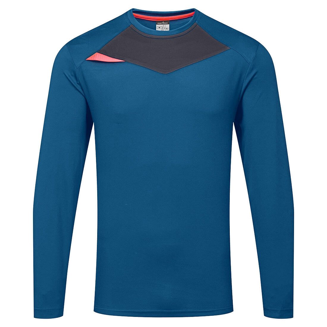 DX4 T-Shirt L/S, L, R, Metro Blue