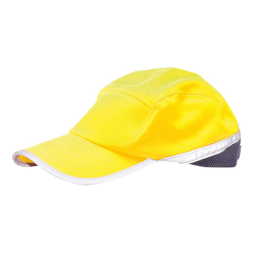 Hi-Vis Baseball Cap, , R, Yellow/Navy