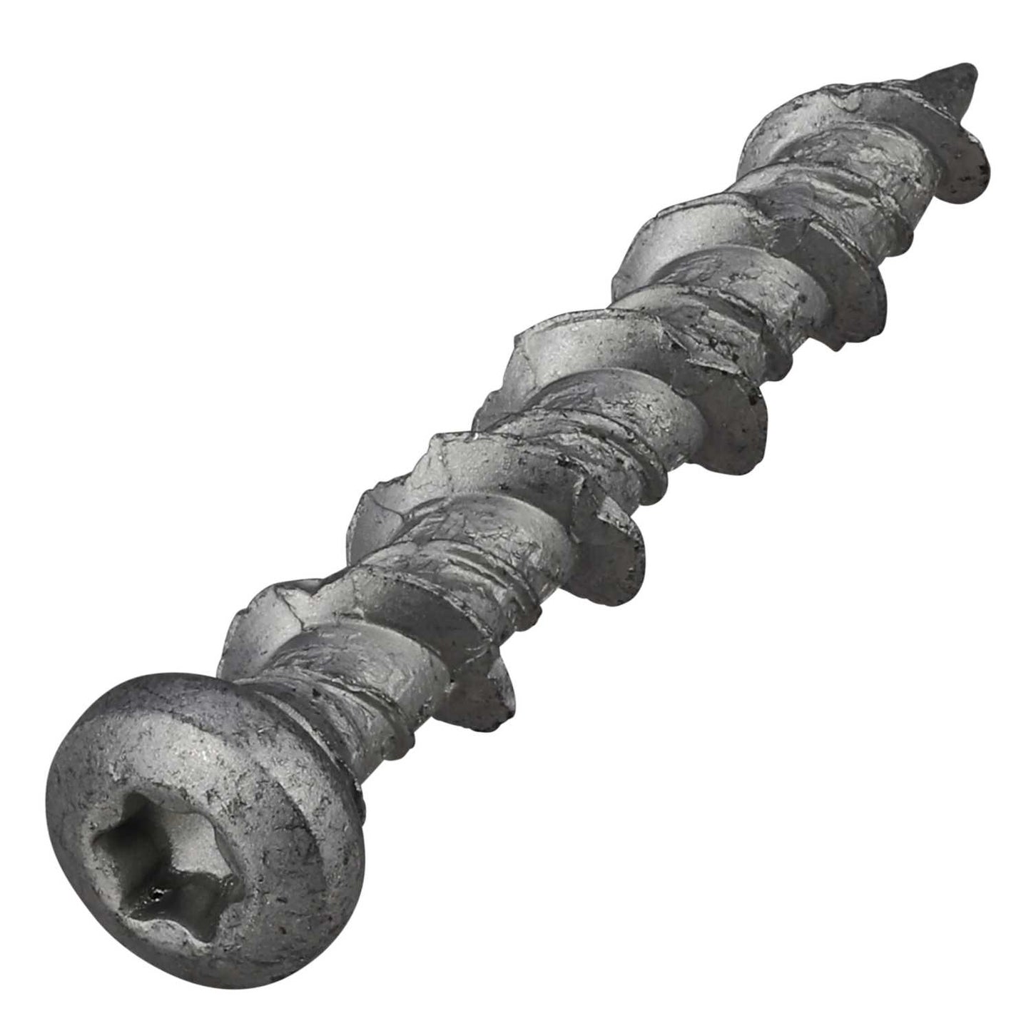 Orbix 6.5mm x 38mm Wall Bite Fire Rated Fixing Screw Chrome (Pack of 75)