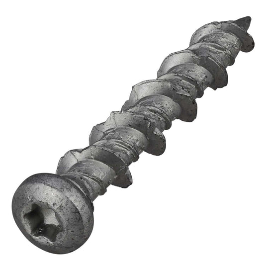 Orbix 6.5mm x 38mm Wall Bite Fire Rated Fixing Screw Chrome (Pack of 75)