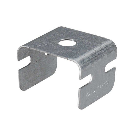 Olympic Fixings Steel Mini Trunking Cable Clip 19 x 15 x 22.5mm (Pack of 50)