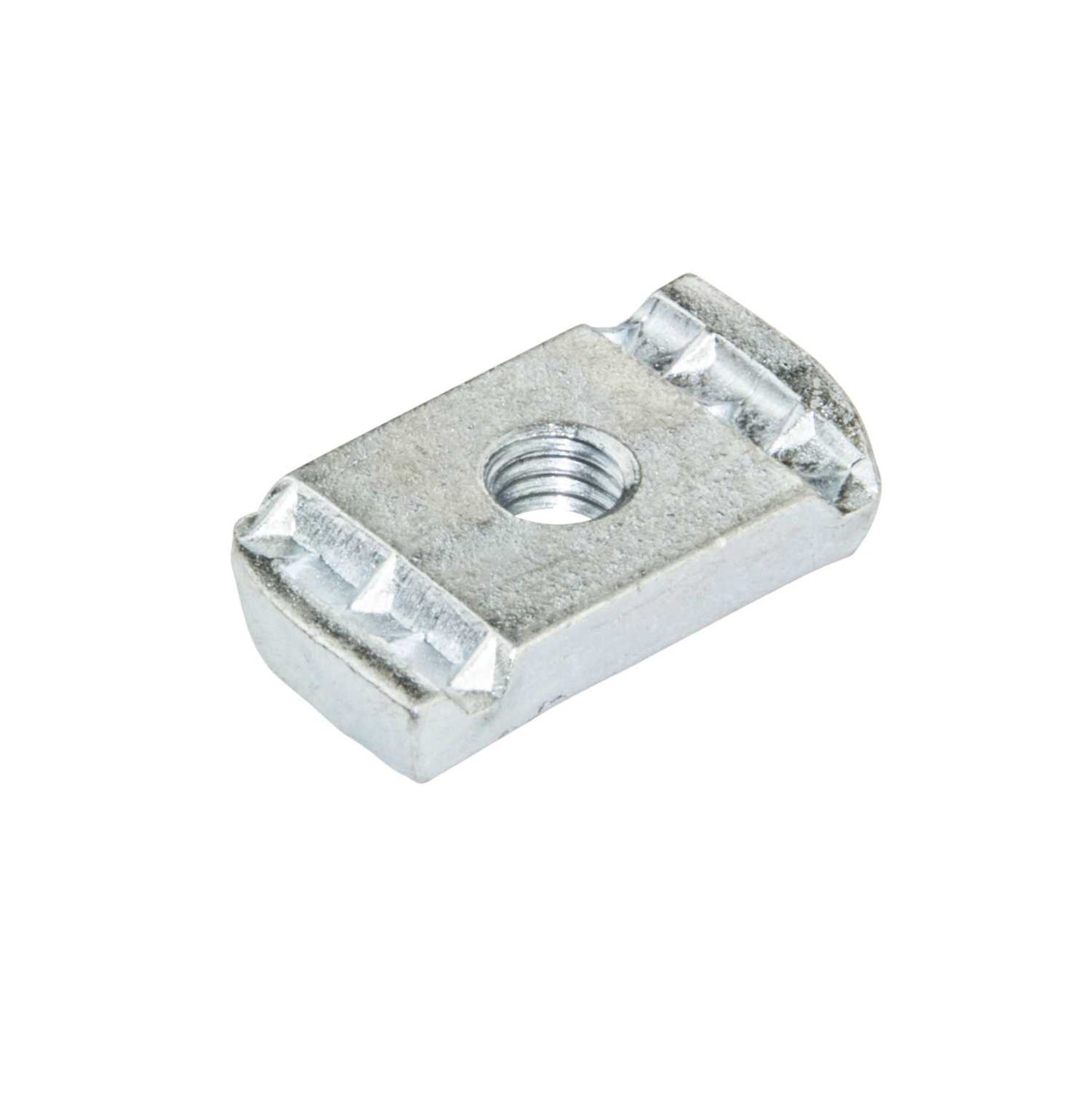 Plain Zebedee Channel Nut BZP (Sold in 1's)