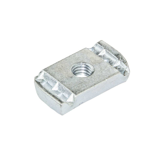 Plain Zebedee Channel Nut BZP (Sold in 1's)