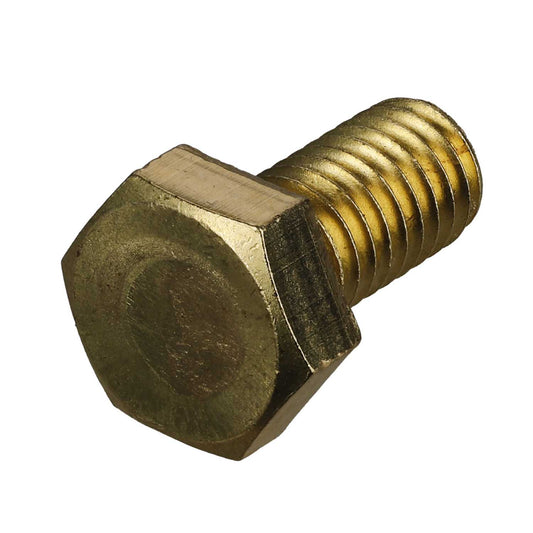 M6 x 12mm Hex Set Screw Brass (Sold in 1's)