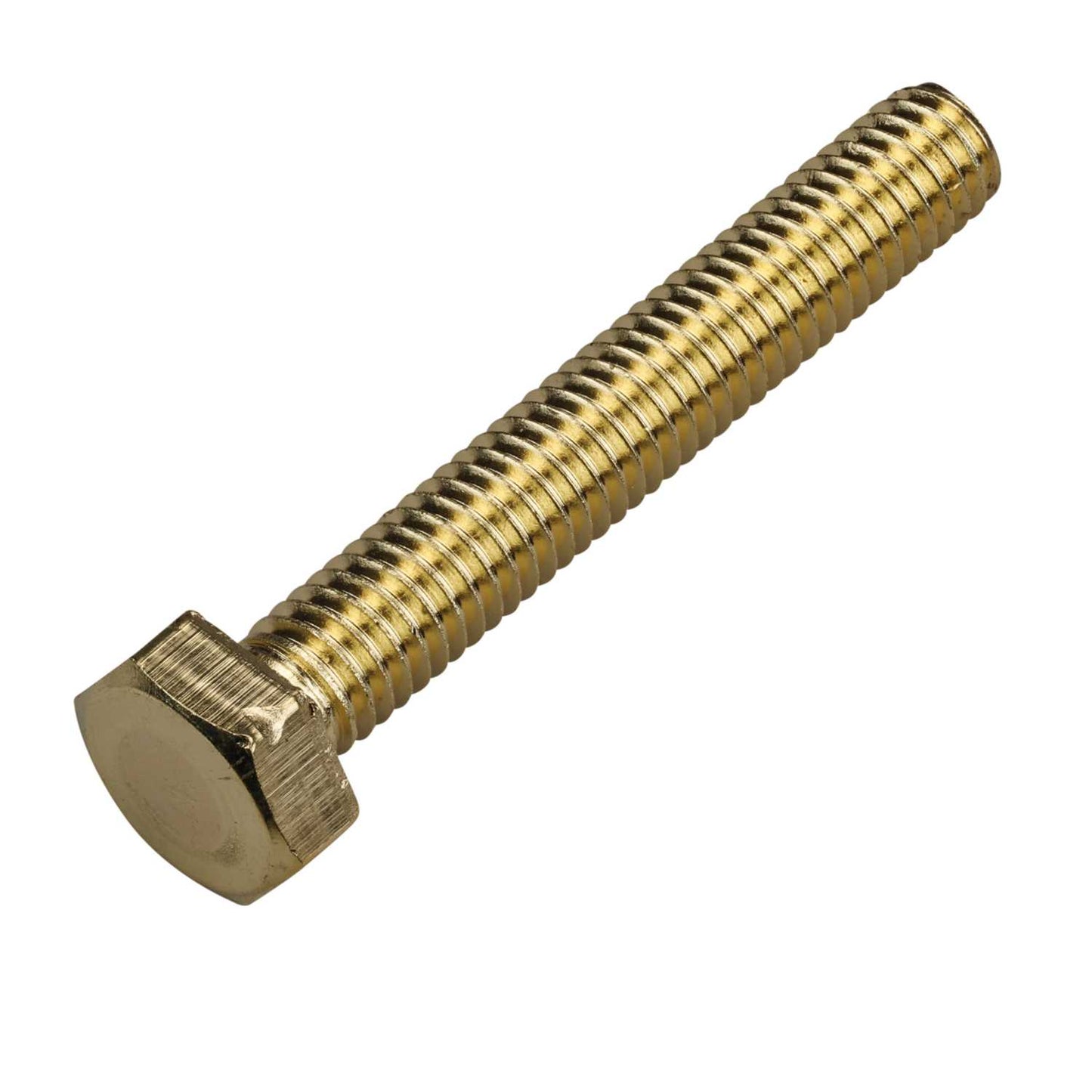 M6 x 40 Hex Set Screw Brass (Sold in 1's)