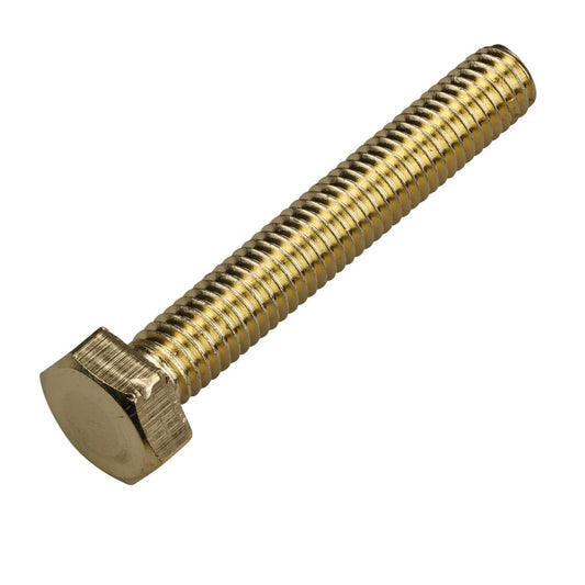 M6 x 40 Hex Set Screw Brass (Sold in 1's)
