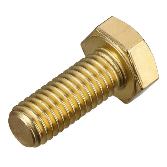 M8 x 20mm Hex Set Screw Brass (Sold in 1's)