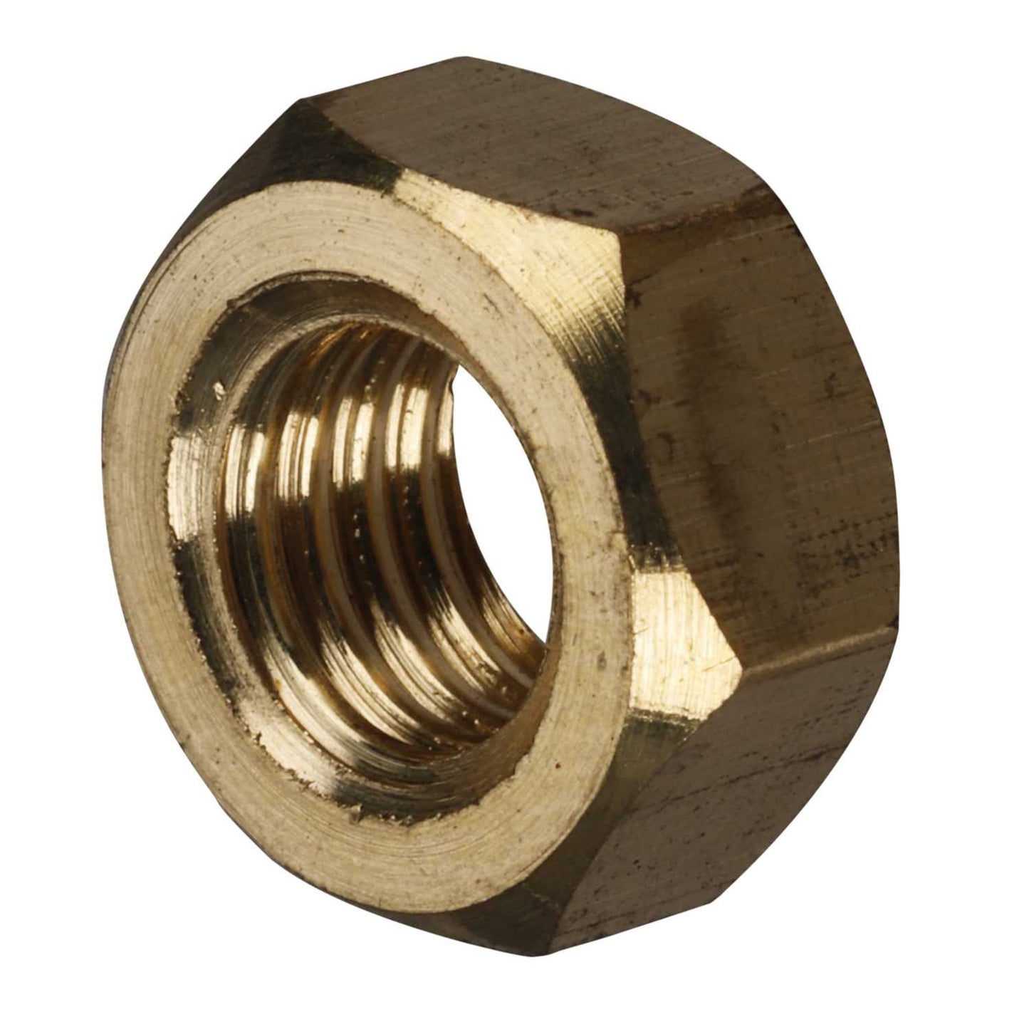 M8 Brass Hexagon Nuts (Sold in 1's)