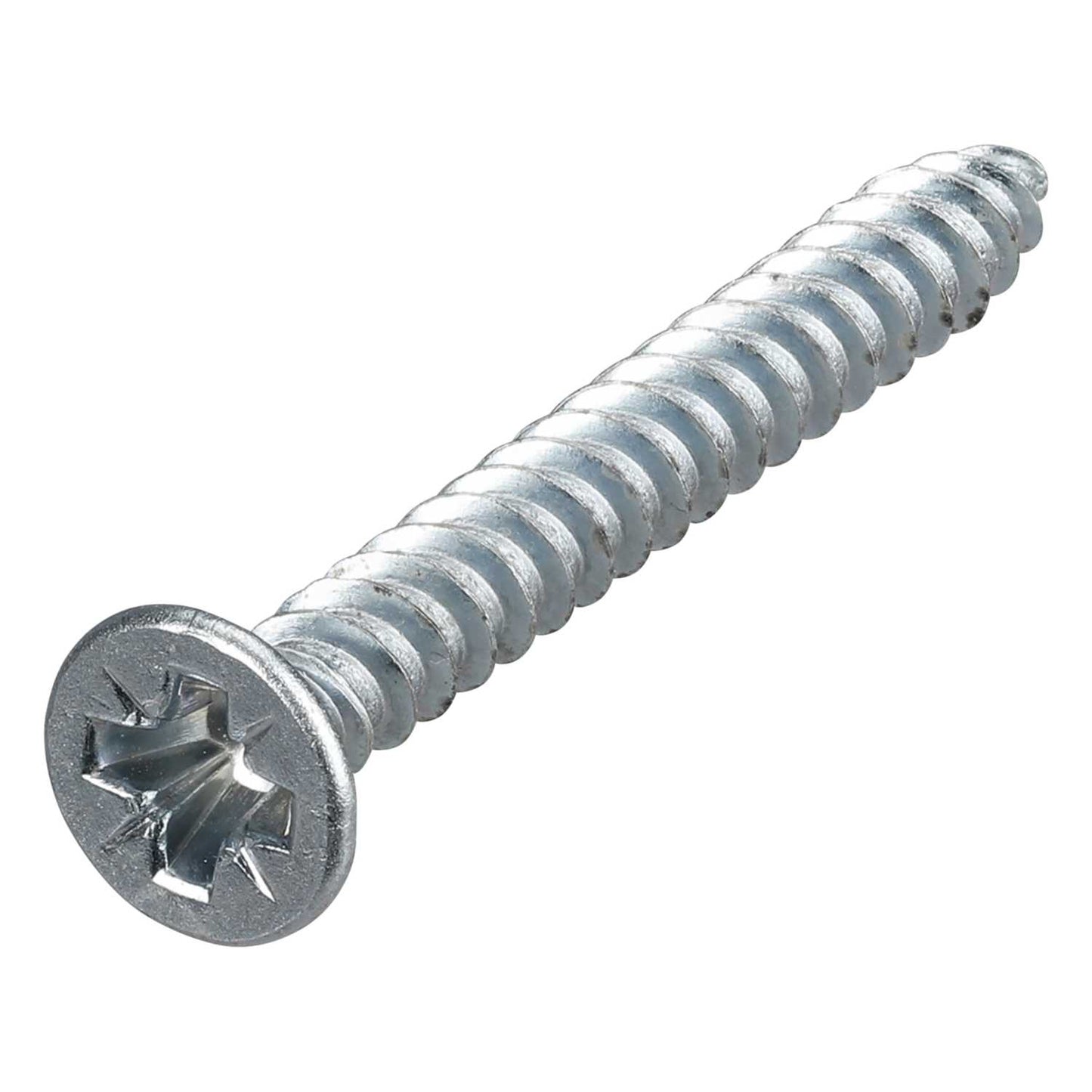 Olympic Fixings 6 x 1 1/4 Countersunk Cross Twin Thread Screws BZP (Pack of 200)