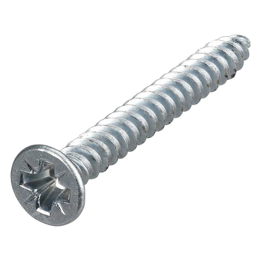 Olympic Fixings 6 x 1 1/4 Countersunk Cross Twin Thread Screws BZP (Pack of 200)