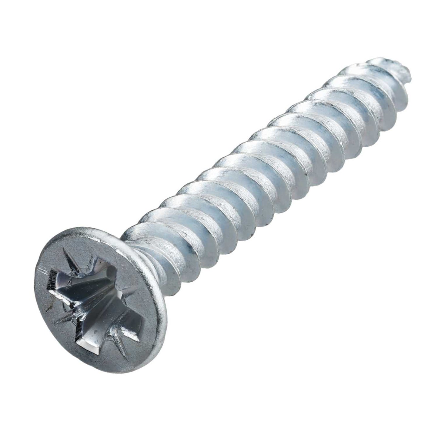 Olympic Fixings 8 x ¾ Countersunk Twin Thread Woodscrews Bright Zinc Plated (200)