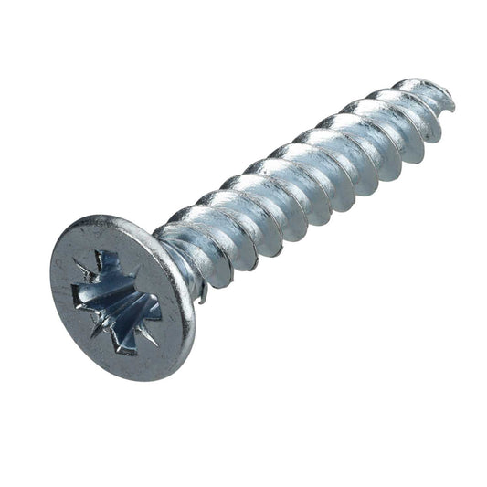 Olympic Fixings 8 x 1 Countersunk Twin Thread Woodscrews BZP (Pack of 200)