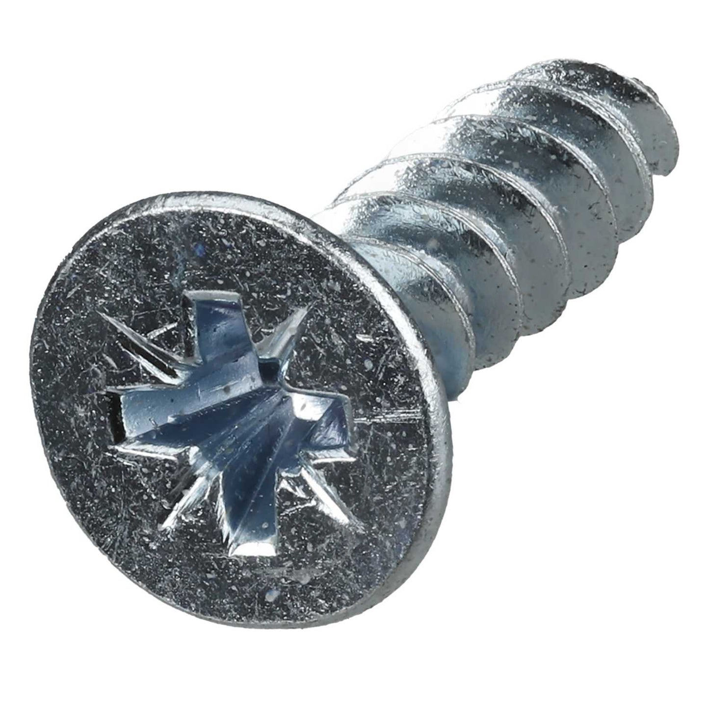 Olympic Fixings 10 x ¾ Countersunk Cross Twin Thread Screws BZP (Pack of 200)