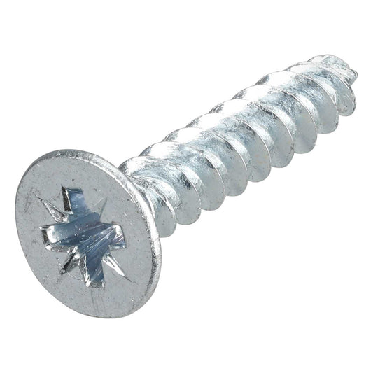 Olympic Fixings 10 x 1 Countersunk Twin Thread Screws BZP (Pack of 200)