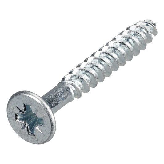 Olympic Fixings 10 x 1½ Countersunk Twin Thread Screws BZP (Pack of 200)