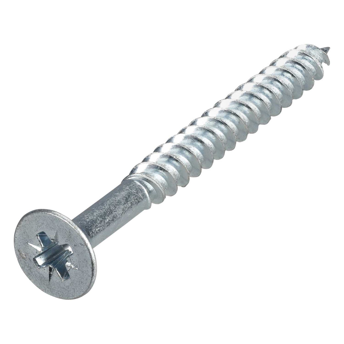 Olympic Fixings 10 x 2 Countersunk Twin Thread Screws BZP (Pack of 200)