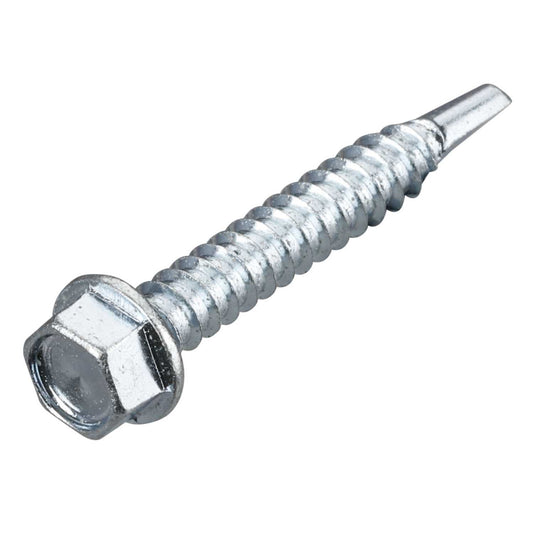 Olympic Fixings 5.5mm x 38mm Hexagon Head Plain Self Drilling Screws (Pack of 200)