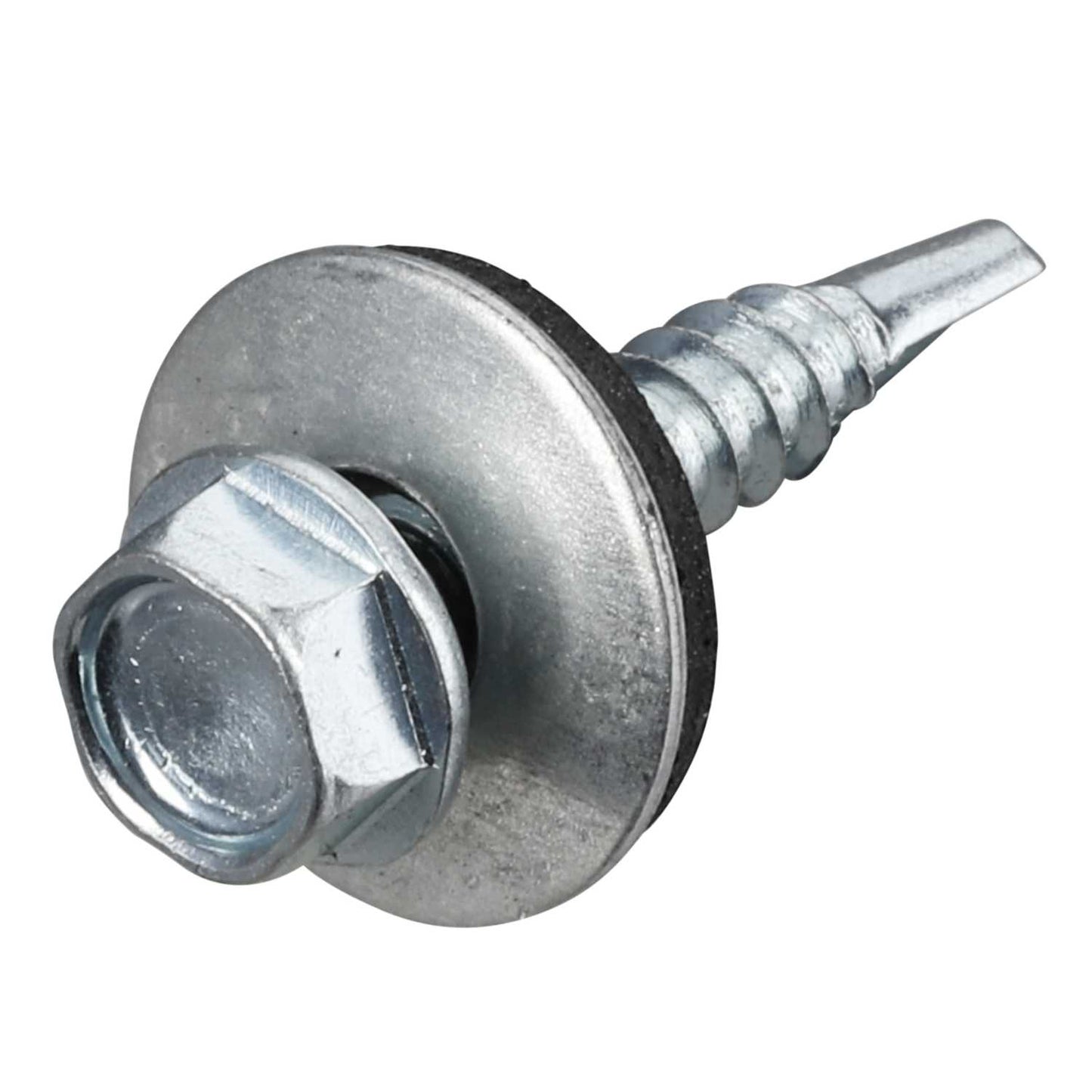 Olympic Fixings 4.8mm x 25mm Light Washered Hexagon Head Self Drilling Screws (Pack of 200)